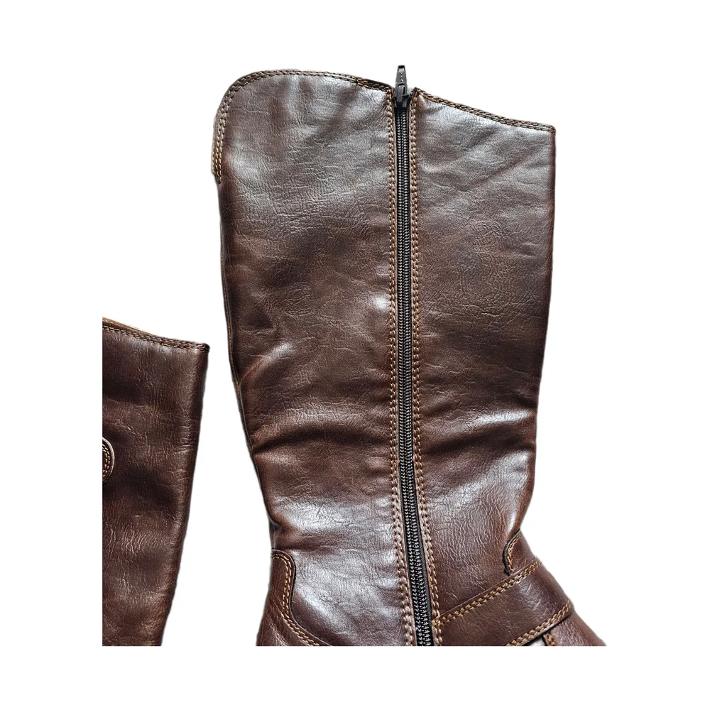boc Women's Brown Buckle Winter Tall Boots 9.5